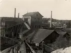 Östanfors hytta från (nya) slaggbanan, 1919.