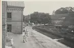 Karlsborg i början av 1900-talet. Parti från Åsen.