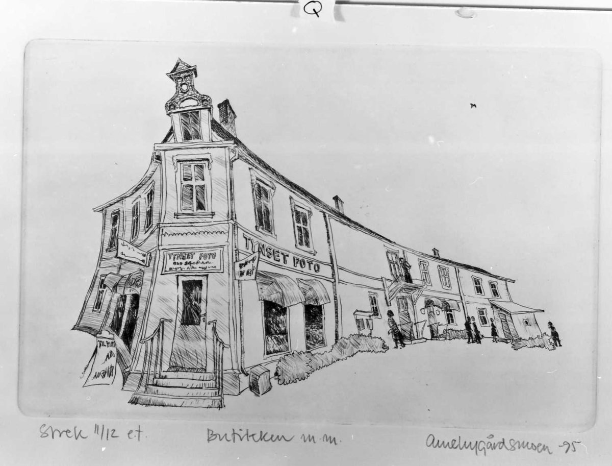 Kunstutstilling vist i Galleri Elgen. Arne Nygårdsmoen -95.  nummerert A, B, C, ...... 