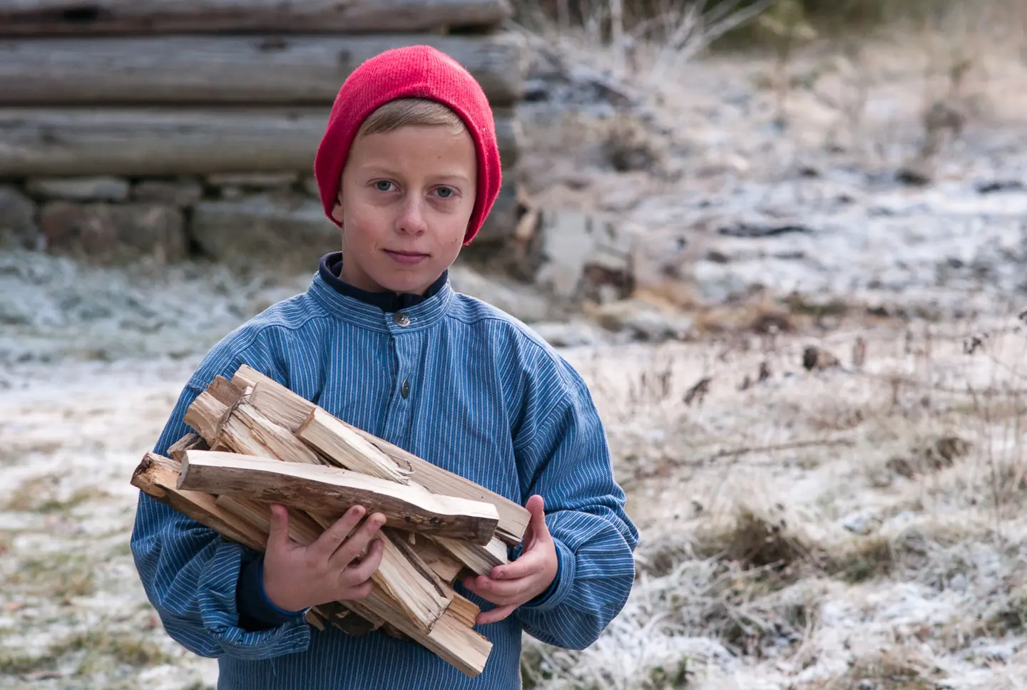 Vedbærer under Jul i stuene