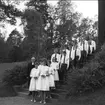 Konfirmandgrupp, Forsviks kyrka, 1963. Endast neg finns.