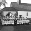 Konfirmandgrupp, Mölltorps kyrka, 27/7 1963. Konfirmandlärare: Sören Thörnblad. Endast neg finns.