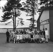 Klassfoto från Strandskolan, Karlsborg, 1967. Neg finns.