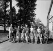 Klassfoto från Strandskolan, Karlsborg, 1967. Lärare: Bengt Sarwe. Neg finns.