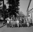 Klassfoto från Strandskolan, Karlsborg, 1967. Neg finns.