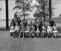 Klassfoto från Strandskolan, Karlsborg, 1964. Endast neg finns.