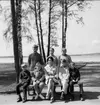 Klassfoto från Strandskolan, Karlsborg, 1968. Endast neg finns.