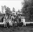 Klassfoto från Södra Skogens skola, Karlsborg, 1973. Klass 3. Lärare: Gertrud Dahl. Neg finns.