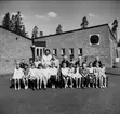 Klassfoto från Södra Skogens skola, Karlsborg, 1962. Lärare: Dyrssen. Endast neg finns.