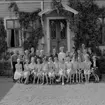 Klassfoto från Vätterskolan, Karlsborg, 1961. Endast neg finns.