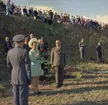 Jubileumsåret 1969, besök av prinsessan Christina på Karlsborgs fästning. Endast neg finns.