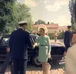 Jubileumsåret 1969, besök av prinsessan Christina på Karlsborgs fästning. Endast neg finns.