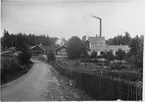 Pauliströms papperbruk, sett från vägen Karlstorps - Kvillsfors, 1926.