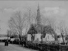 Brevkort/vykort med kyrkan, Mölltorp. Foto- och förlag P A Eriksén, Skövde. Gåva av Eric Windelövs dödsbo.