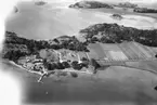 Flygbild över Sörviks herrgård på 1930-talet