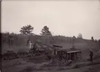 Utgräfning (utgrävning) af Limonitmalm i Alabama. Ur album Fotografier från amerikanska Träkolshyttor 1905/1906.