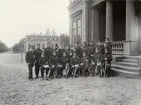 Artilleriets skjutskola för äldre officerare på Marma skjutfält 1898.