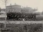 Artilleriets skjutskola för äldre officerare på Marma skjutfält 1898.