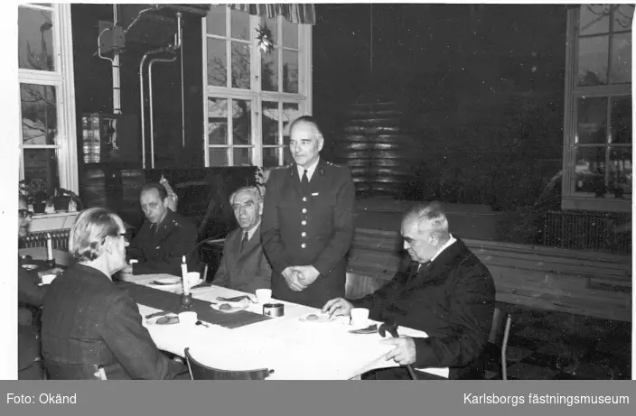 Wisaeus(?), Oscar Johansson, Henry Kindbom, POS Borg, Tage Ivarsson. Bilden tagen på 70-talet.