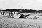 F6 Karlsborg. Haveri den 7/5 1943 i trakten av Askersund med flygplan B5. Båda besättningsmännen (korpral Jansson och mekaniker Källman) omkom.