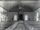 Interiören av långhuset i Södra Vi kyrka.