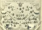 Första Kursen vid Infanteriskjutskolan år 1910.