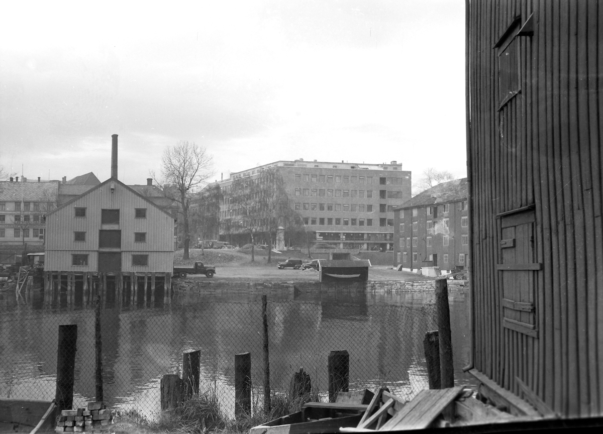 Brubobygget sett fra Bakklandet