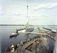 Den 21 april 1961. Gävle Varv. Regalskeppet 