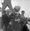 Den 21 april 1961. Gävle Varv. Regalskeppet 