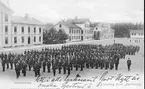 Karlsborg. Volontärskolan. Vykort. Fotograf: A. Sjöberg, Karlsborg 1898.