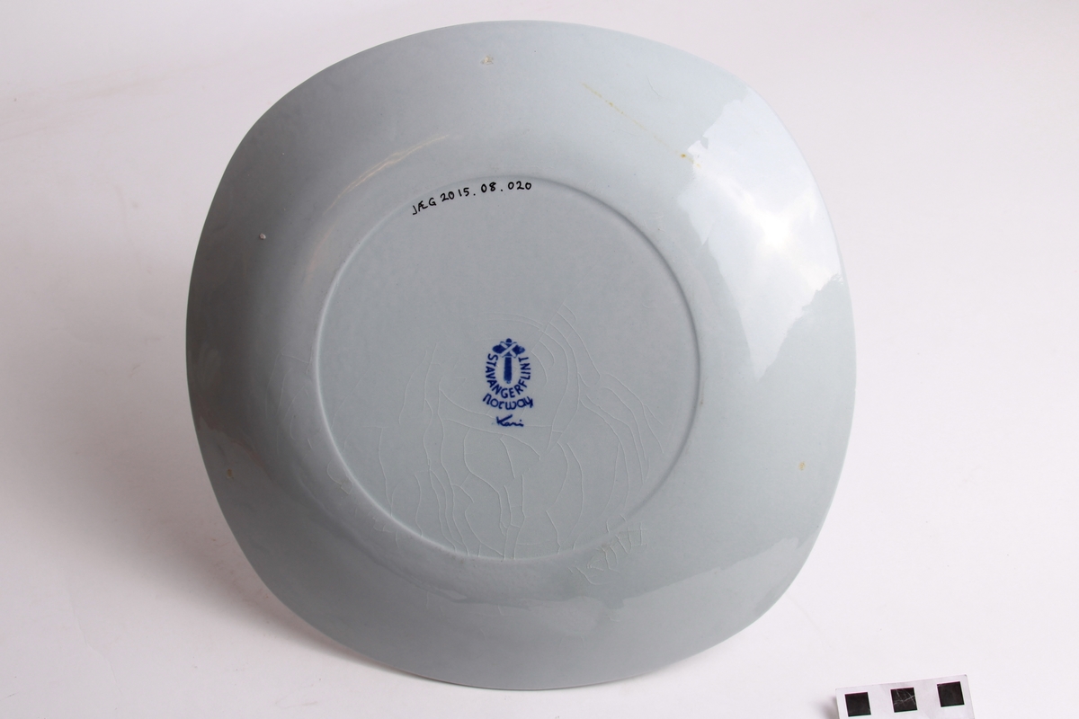 Strektegning i blått