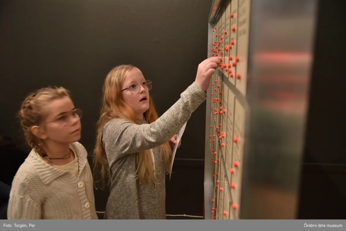 Den 22 November 2017 besöke fröviskolans klass 4 pedagog Cecilia Meyer i utsällningen
"Alla människor" på länsmuseet i Örebro.