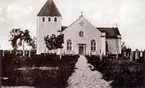 Äldre fotografi av Persnäs kyrka.