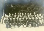 Göta livgardes musikkår i Köpenhamn den 13-15 juni 1919.