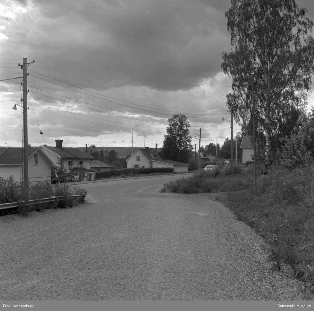 Farliga gatukorsningar, fotograferat för polisen i Skön. 1: Hagavägen/Tegnergatan/Noragatan. 2: Okänt. 3: Tjädervägen/Medborgargatan. 4: Korstavägen/Ortviksvägen.