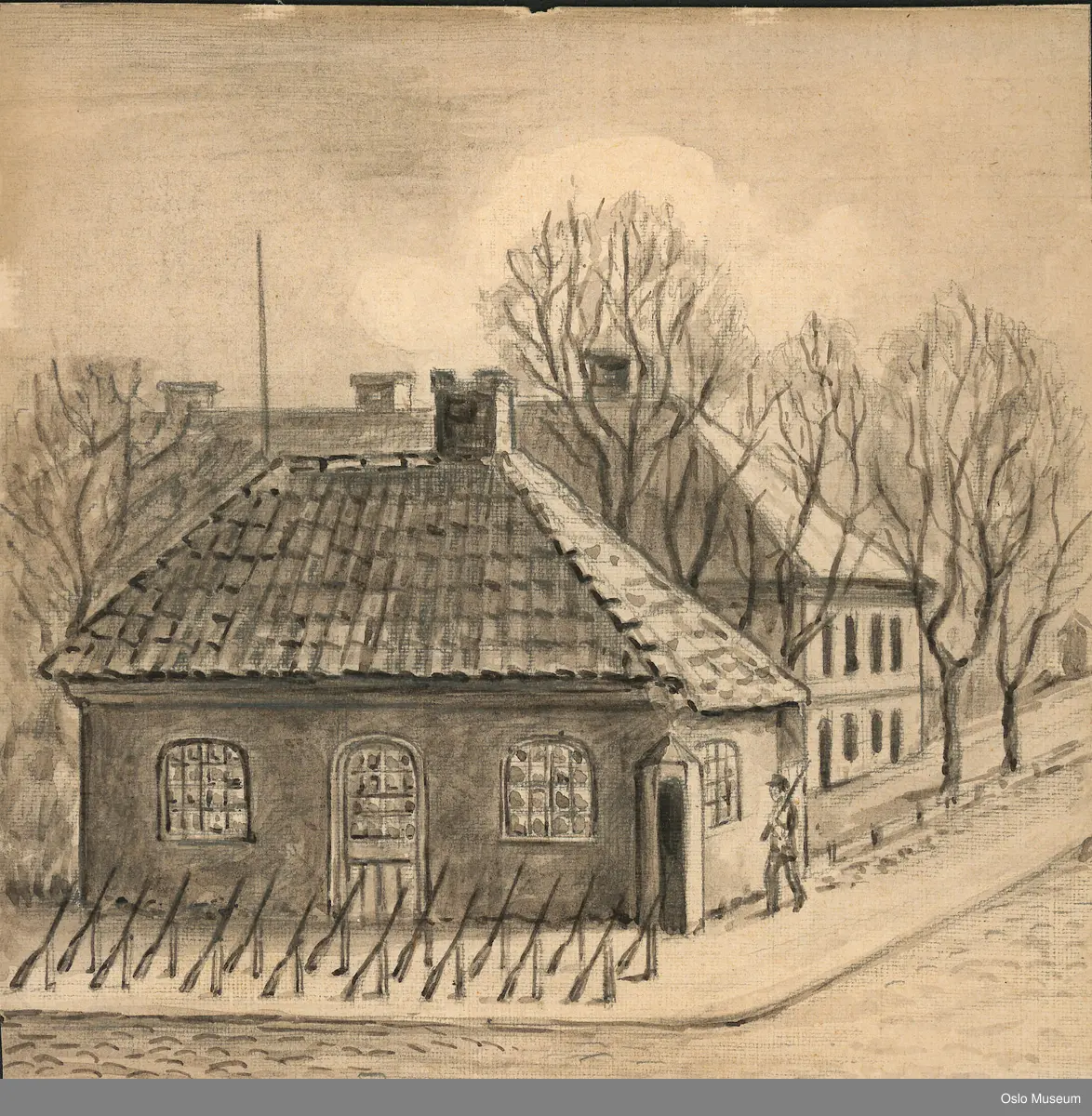 arkitektur, tollbod, vaktstue