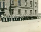 Tavastlands ryttarregemente uppställt för att motta regementets nya fana den 16 maj 1920.