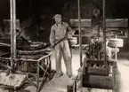 Nora Tändrörsfabrik. Isoleringsavdelningen före ombyggnaden 1934.