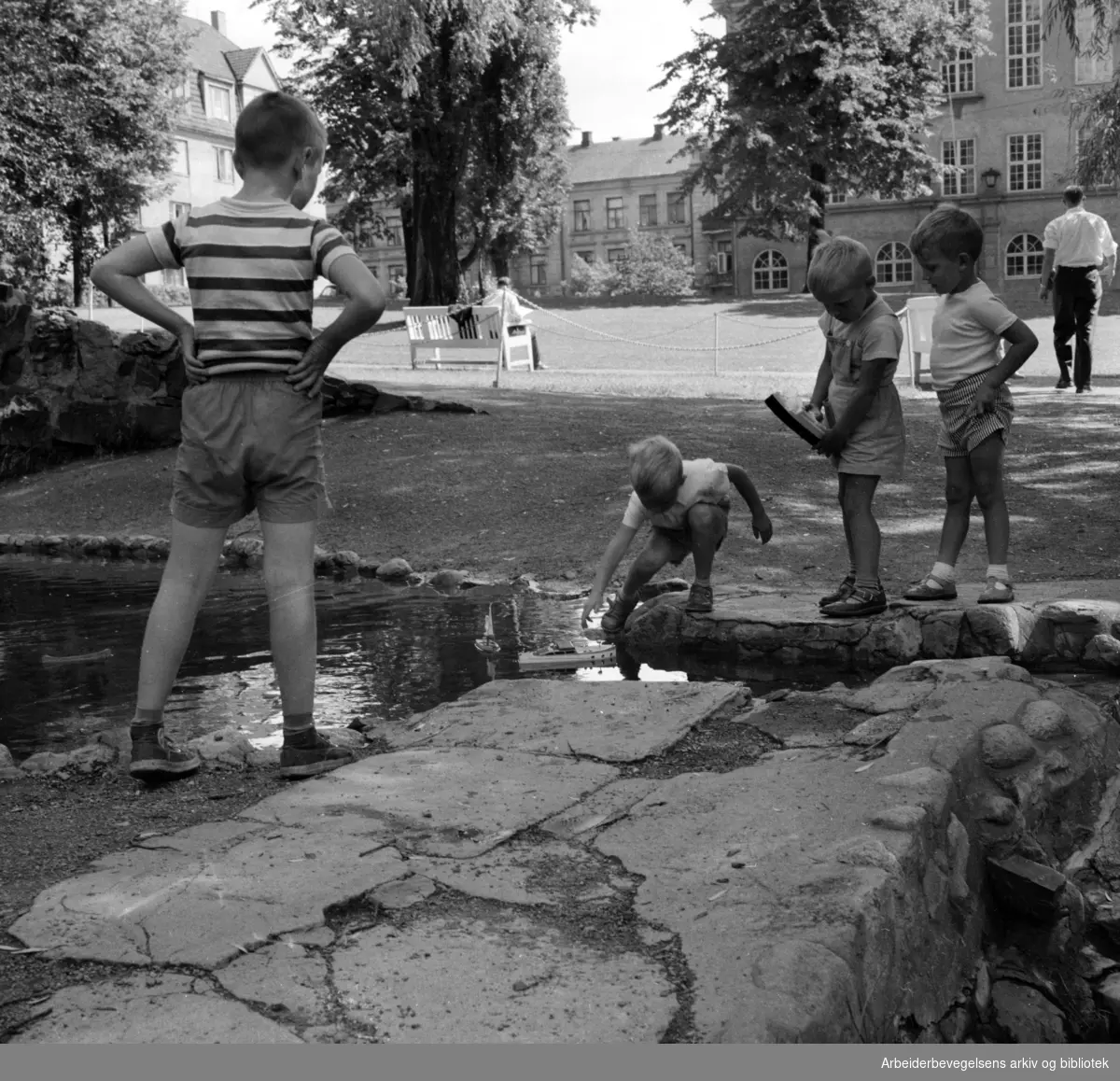 St.Hanshaugen. Juli 1957