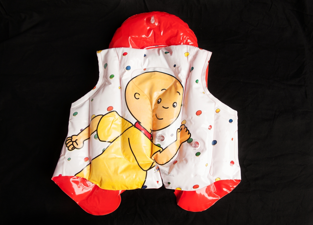 Liten badleksak i form av en flytväst. Använd vid flykt mellan Turkiet och Grekland 2015.