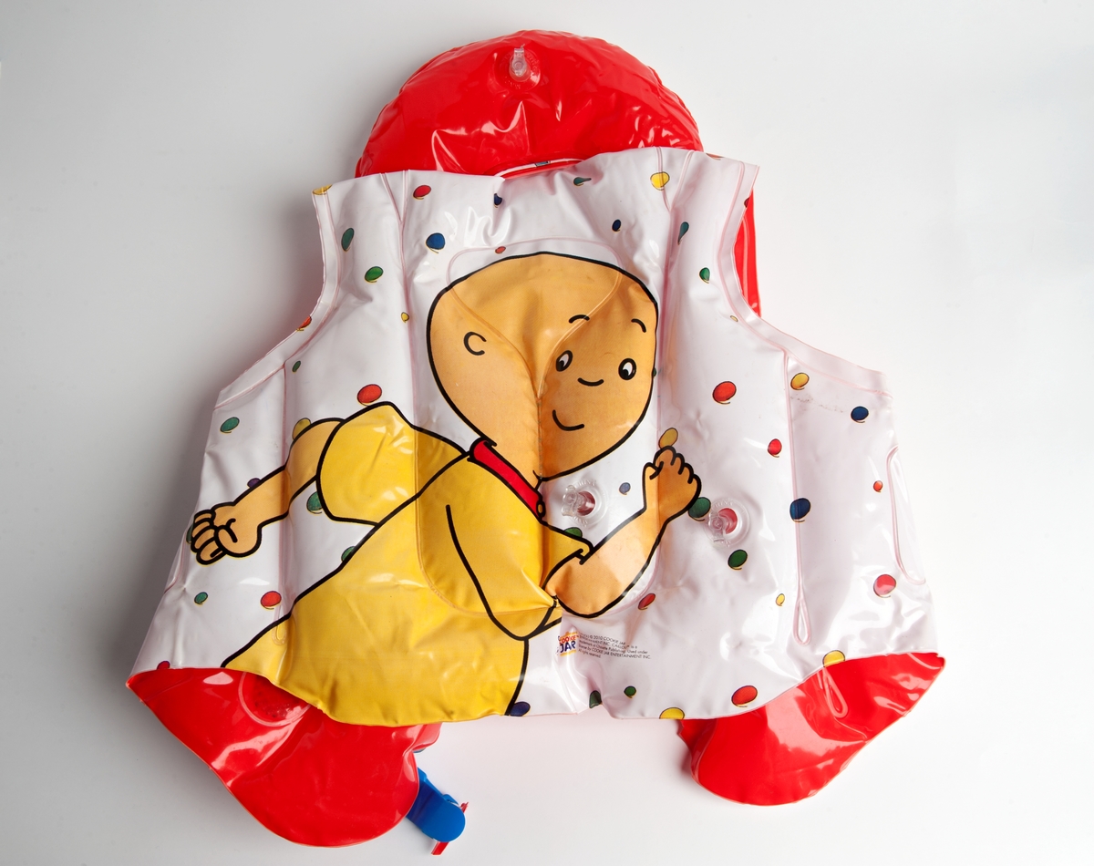 Liten badleksak i form av en flytväst. Använd vid flykt mellan Turkiet och Grekland 2015.