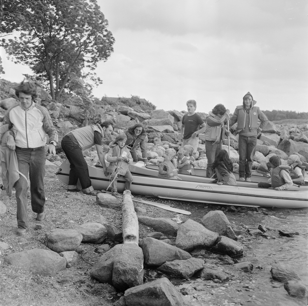 Unga örnar-läger på Gräsö, Uppland 1979