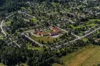 Flygfoto över Landsbro i Vetlanda kommun.