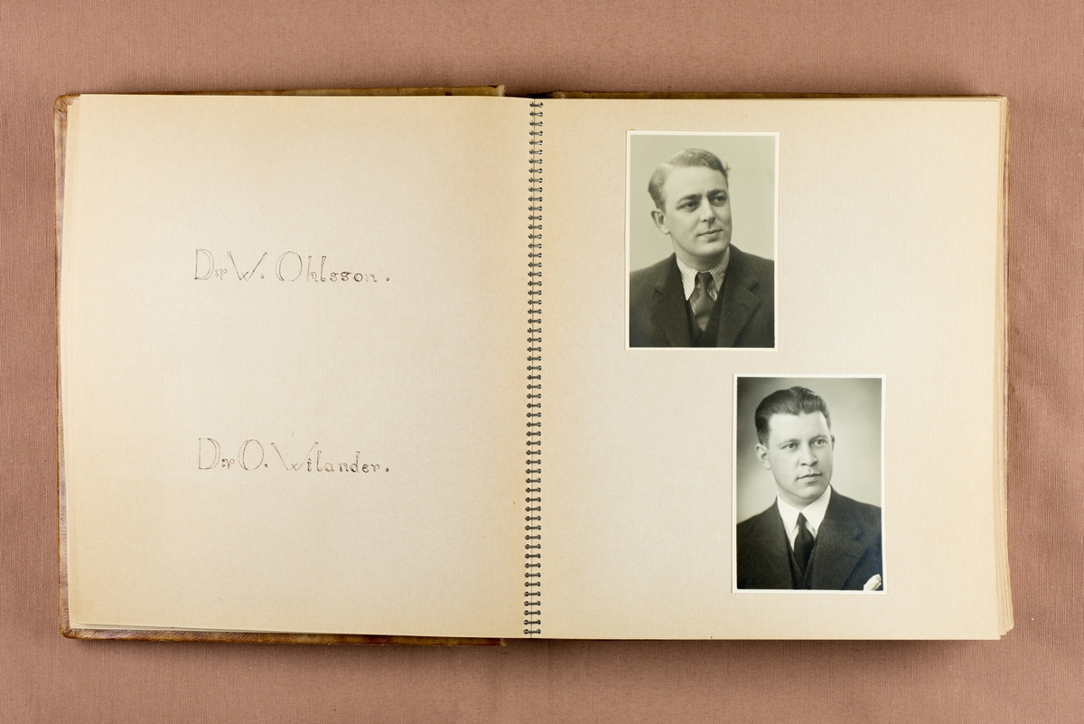 Fotoalbum från sjuksköterskeutbildningen i Örebro 1942-45