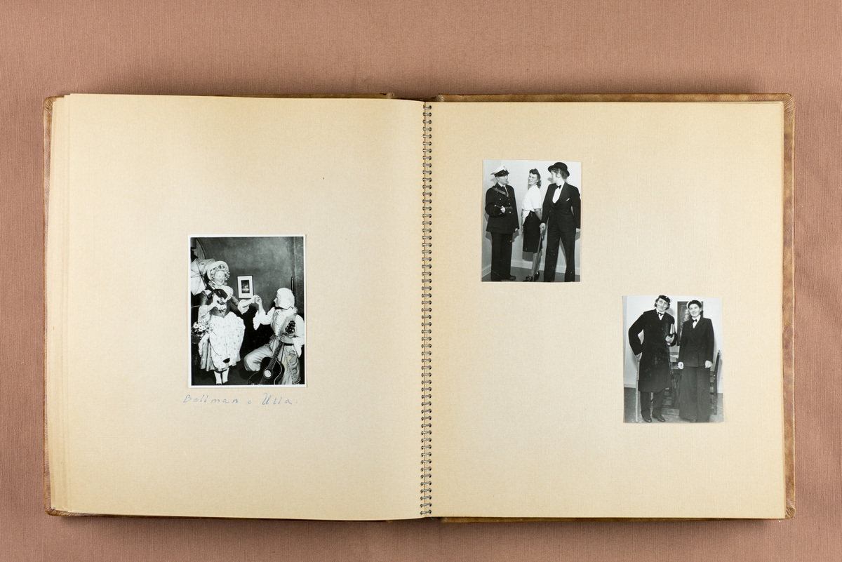 Fotoalbum från sjuksköterskeutbildningen i Örebro 1942-45