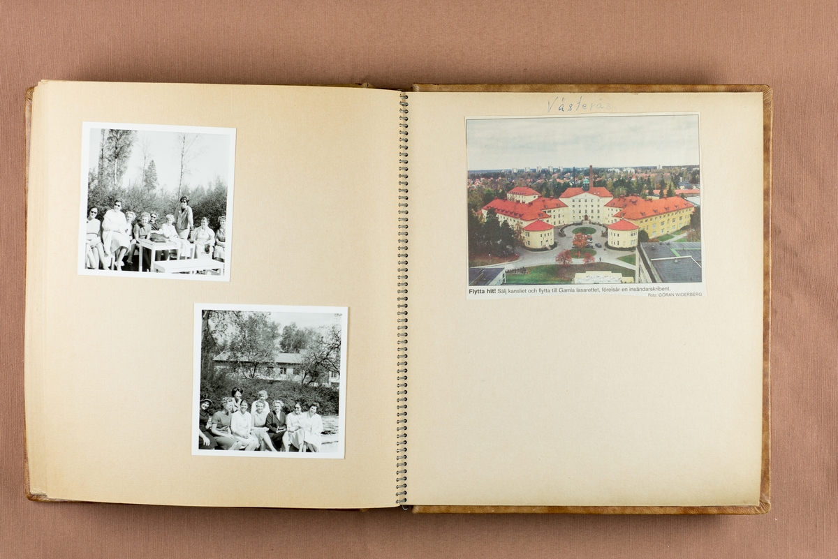 Fotoalbum från sjuksköterskeutbildningen i Örebro 1942-45
