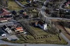 Flygfoto över Lekeryds kyrka i Jönköpings kommun.