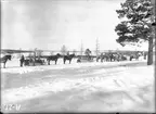 Vinterövning i Norrland, Östersund 1926, Marschkolonn