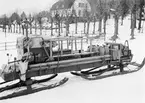 Vinterpackning och slädkärrförsök 1935