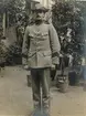 Porträtt av soldat i unifor m/1910.